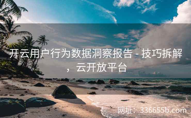 开云用户行为数据洞察报告 - 技巧拆解，云开放平台