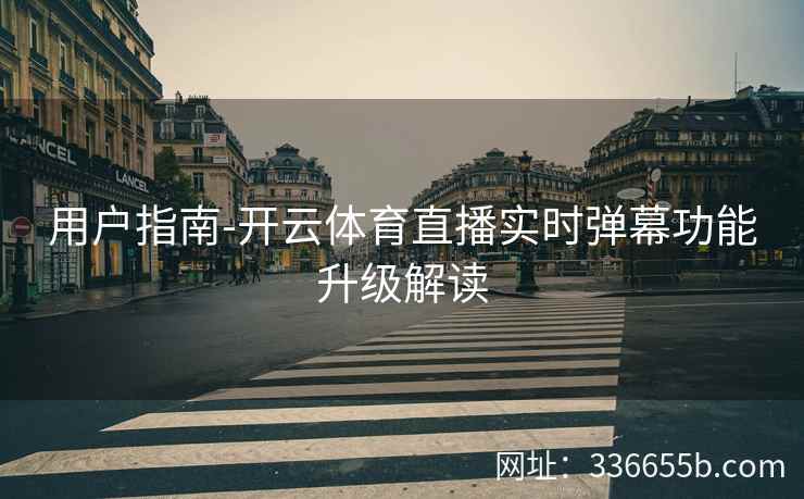 用户指南-开云体育直播实时弹幕功能升级解读